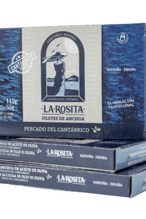 Filetes De Anchoas Del Cantábrico En Aceite De Oliva 115g